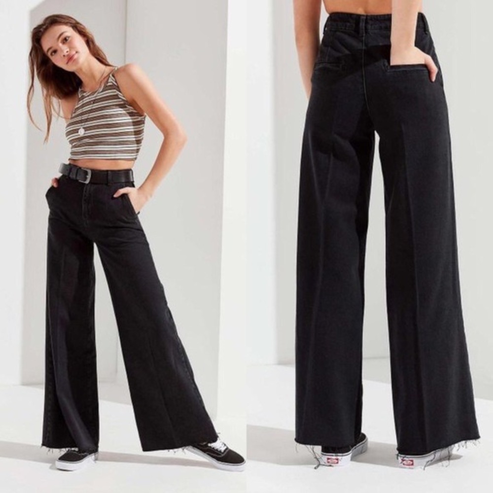 BDG 90s Baggy Wide Leg Jeans Black Wash
